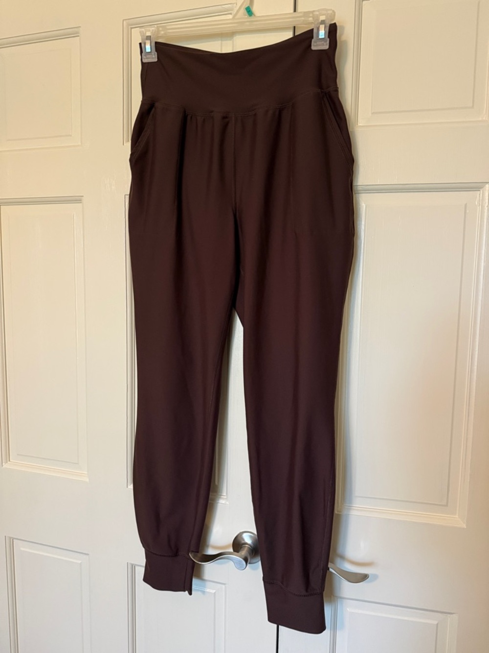 Old Navy High-Waist PowerSoft 7/8 Jogger Pants - Dark Roast Coffee Large Tall